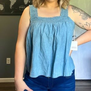 Jean material tank